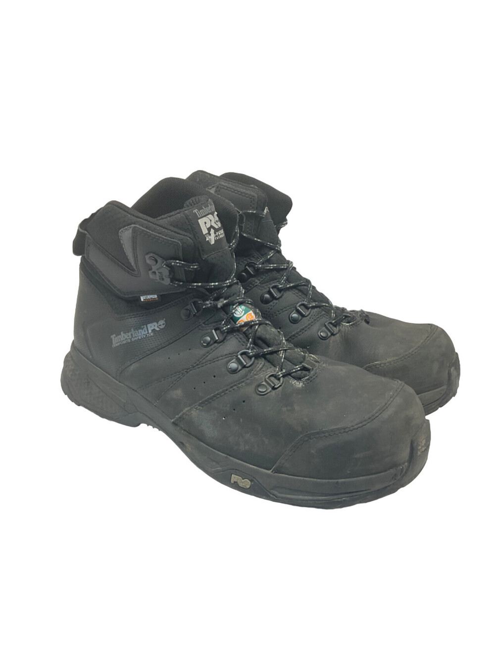 Timberland PRO Men's A2CB8 Switchback Waterproof Composite Toe Boots Black 10.5W